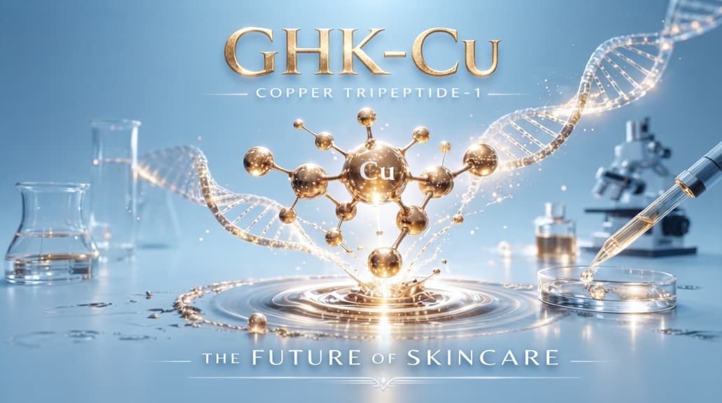Diagram accompanying How GHK-Cu Supports Collagen Research: Mechanism Explained