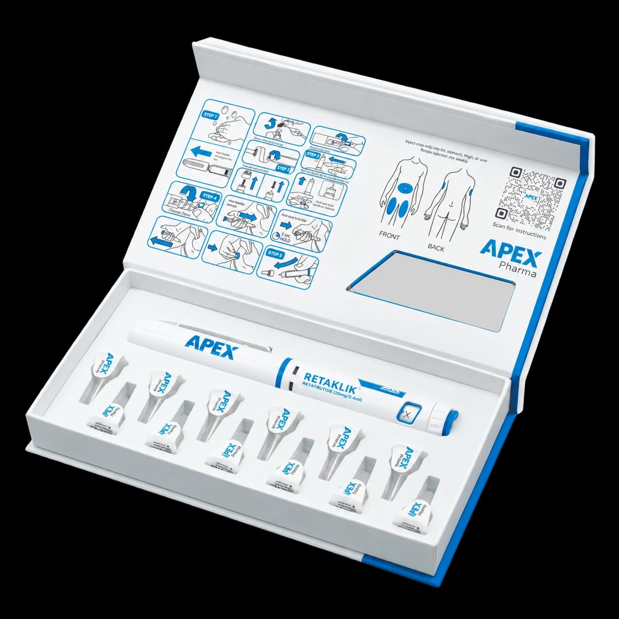 Retaklik product packaging and labelled content